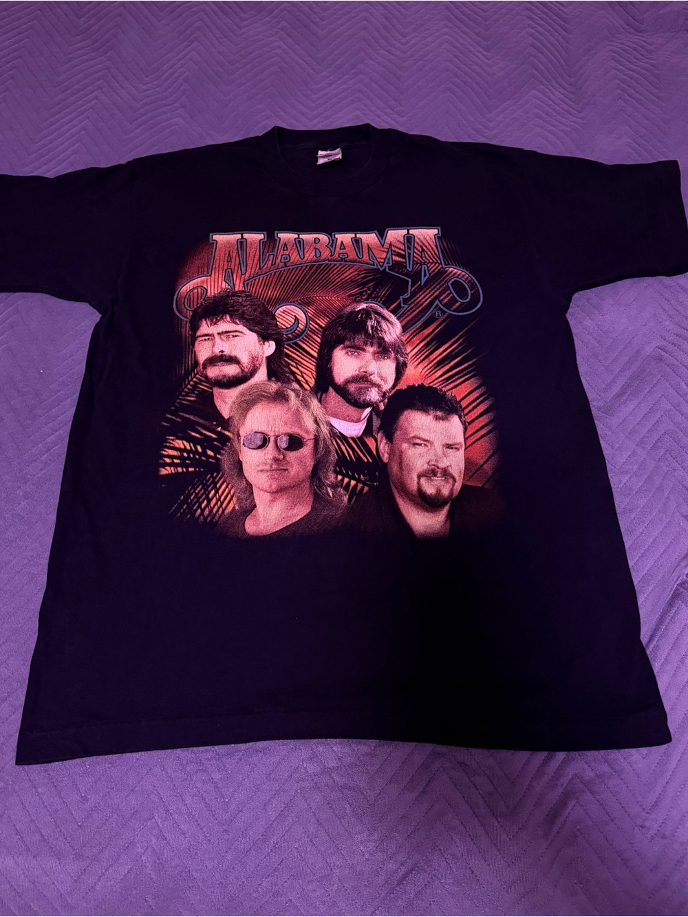 Vintage 1997 Alabama Dancin On The Boulevard Tour Band T Shirt Men XL